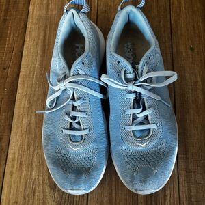 Hoka Women's Light Blue Sneakers hupana  baby jaguard sneakers  9.5